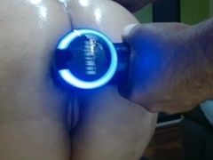 Anal fucked by sex machine