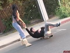 Mommy Kayla Carrera luvs skater fellows youthfull rod