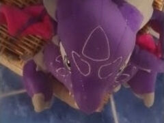 Cumshot on Cynder the dragon