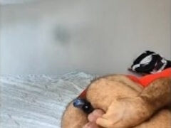 cum hands free with my dildo in my ass