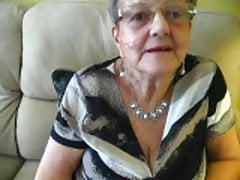 80 yr elder grandmother bosom