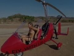 Gyrocopter lady