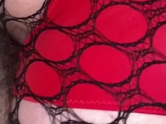 Quicky in Public rest area - fishnets