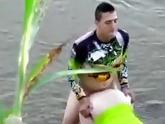 Wife caught fucking my mate by the lake