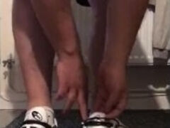 Wearing my girls air max 98 uk6.5