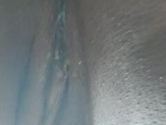 Playing with my pretty pussy, waiting for daddy to come home