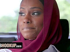 Stranded Muslim ultra-cutie Gets Help From yankee boy And prizes Him With Her taut slit