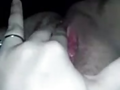 Wife fingers wet pussy