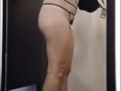 MILF trying new Lingerie * Public Changing Room