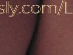 gives a perfect outercourse legjob thighjob and pussyjob until cum goes all over her thig