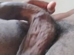 Black Guy Masturbate Cumshot