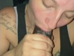 Sucking dick before work