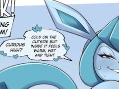 18+ Comic Dub - Glaceon's Pussy Is Warm, Moist and Tight- Voiced by me @HaruLuna Artist: @SXodium