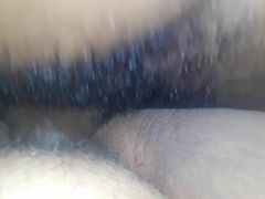 Home pornography with my wifey internal ejaculation all in that fuckbox