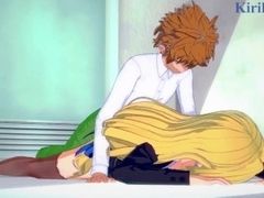 Tearju Lunatique and Rito Yuki have intense sex behind a deserted staircase. - To Love Ru Hentai