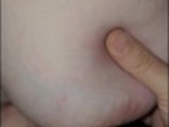 playing with my stepmom's huge natural tits
